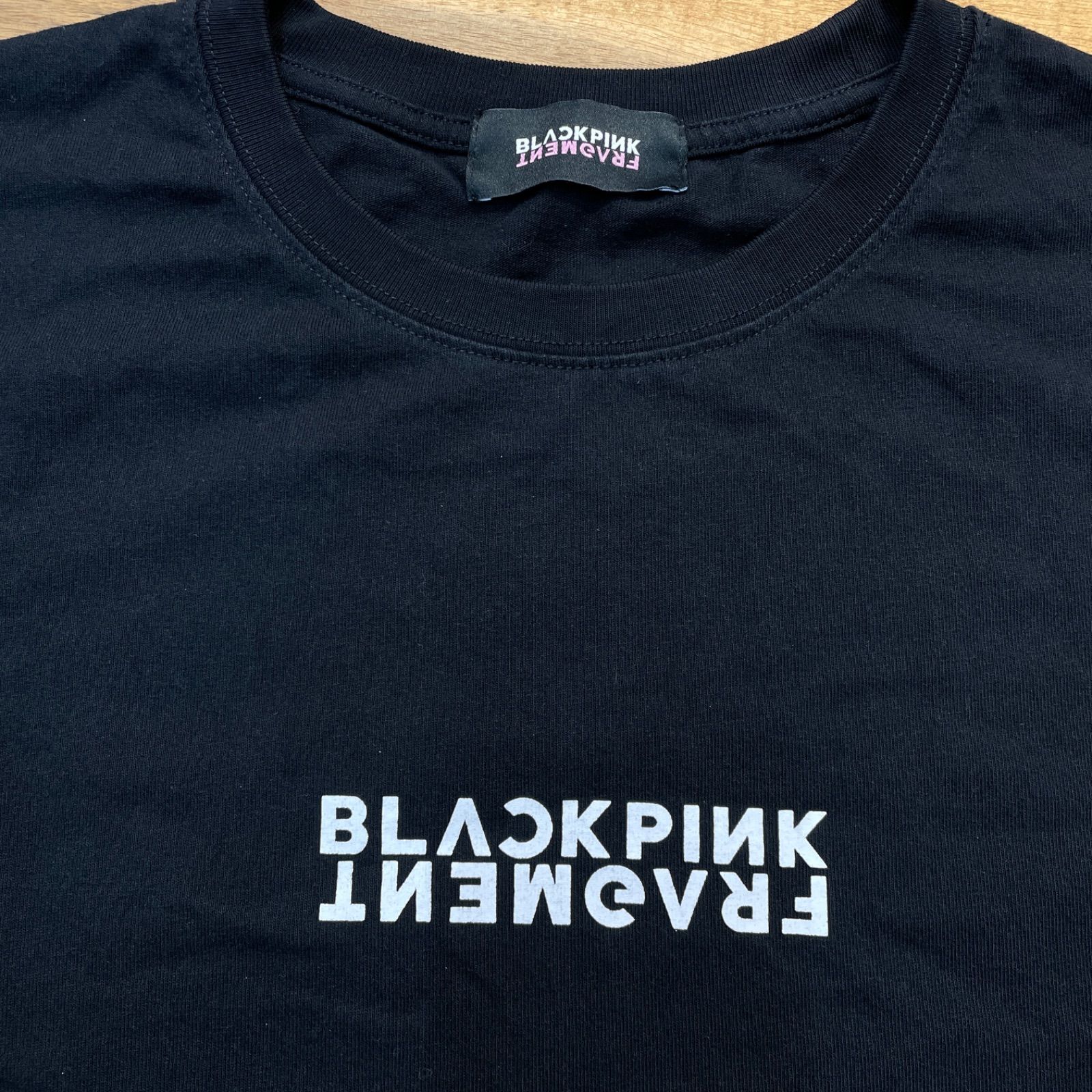 FRAGMENT ✖️ BLACKPINK フラッグメント Tシャツ ブラック L - メルカリ