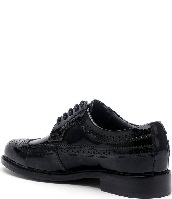 マークノーラン メンズ シューズ オックスフォード レザー Marc Nolan Mens Alistair Patent Leather Longwing Oxfords Black ブラック マークノーラン メンズ シューズ オックスフォード レザー Marc Nolan Mens Alistair Patent Leather Longwing Oxfords Black ブラック