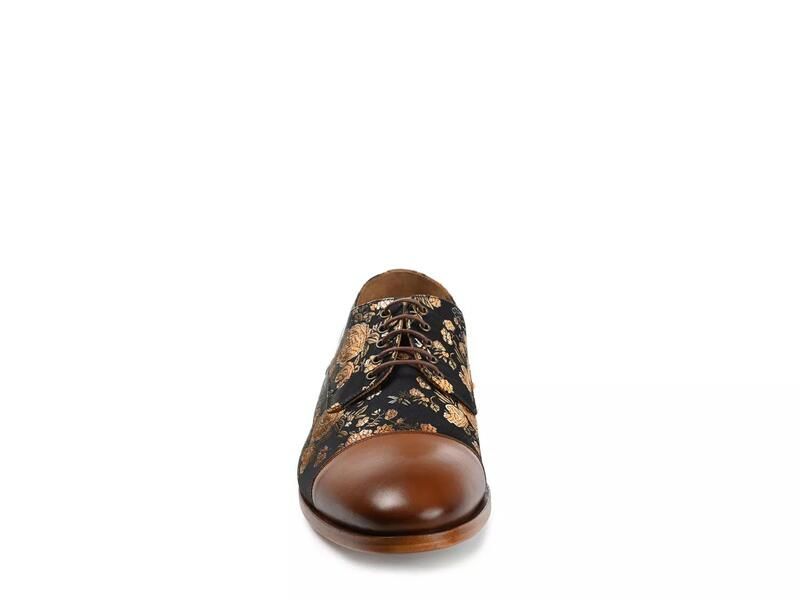 タフト メンズ シューズ オックスフォード TAFTJack Oxford Eden BrownBlack Floral Print ブラック