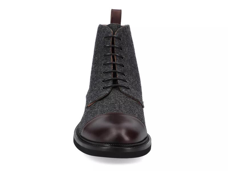 タフト メンズ シューズ ブーツ・レインブーツ キャップ TAFTJack Cap Toe Boot GreyOxblood WoolLeather グレー