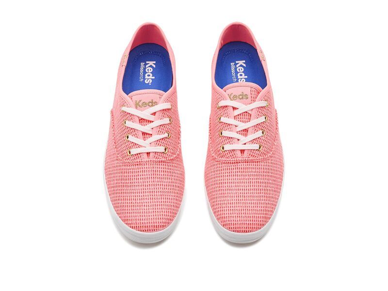 ケッズ レディース シューズ スニーカー Keds Champion Seasonal Neon Coral Cotton Mesh コーラル