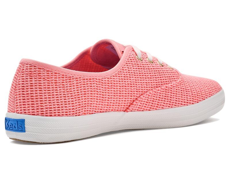 ケッズ レディース シューズ スニーカー Keds Champion Seasonal Neon Coral Cotton Mesh コーラル