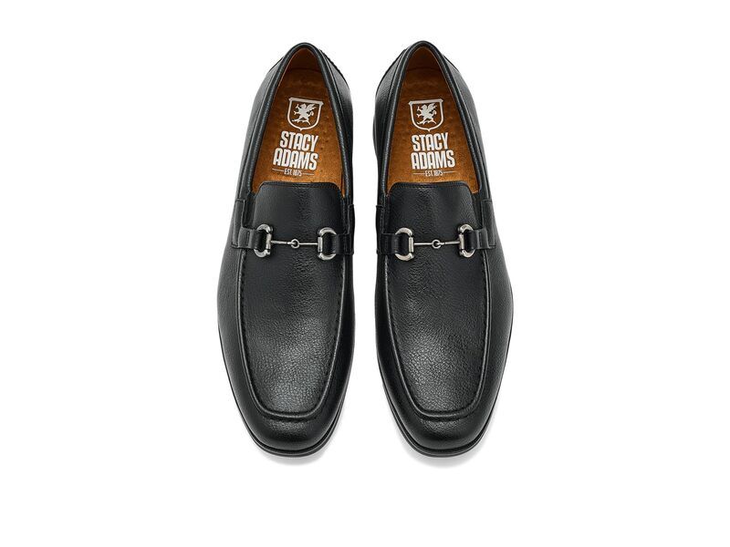 ステイシーアダムス メンズ シューズ オックスフォード ローファー Stacy Adams Richmont Moc Toe SlipOn Loafer Black Tumble ブラック