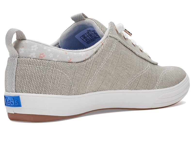 ケッズ レディース シューズ スニーカー Keds Center III SlipOn GreyDaisy Canvas グレー