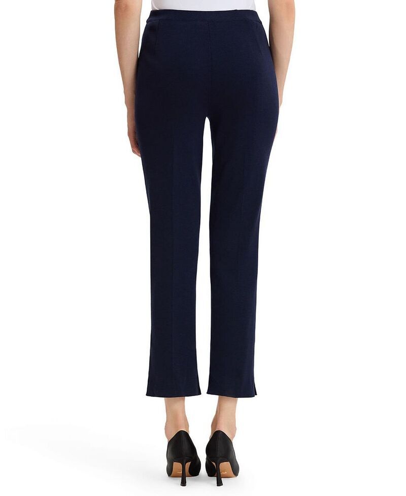 ミンウォン レディース ボトムス カジュアルパンツ ストレート プラスサイズ アンクル ニット Ming Wang Plus Knit Straight Leg Ankle Pants Indigo ミンウォン レディース ボトムス カジュアルパンツ ストレート プラスサイズ アンクル ニット Ming Wang Plus Knit Straight Leg Ankle Pants Indigo