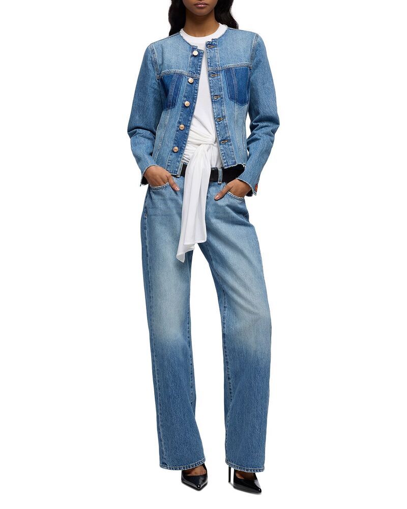 セブンフォーオールマンカインド レディース ボトムス デニムパンツ ローライズ ジーンズ 7 For All Mankind Low Rise Straight Jeans in Shadowcres