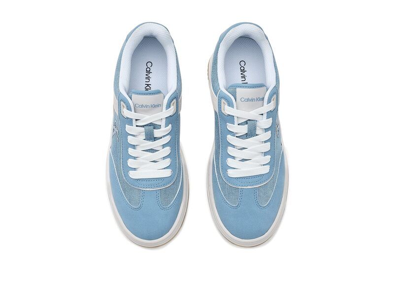 カルバンクライン レディース シューズ スニーカー Calvin Klein Pazquale Medium Blue DenimWhite ホワイト カルバンクライン レディース シューズ スニーカー Calvin Klein Pazquale Medium Blue DenimWhite ホワイト