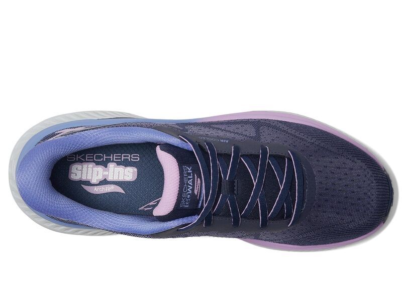 スケッチャーズ レディース シューズ スニーカー SKECHERS Performance Max Cushioning Arch Fit Areena Hands Free SlipIns Navy