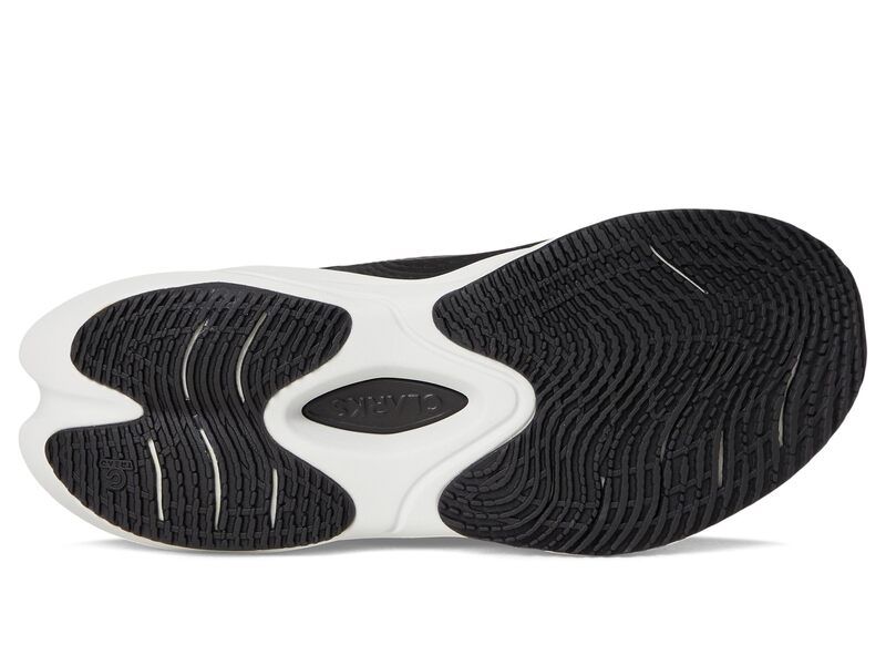 クラークス レディース シューズ スニーカー Clarks Pace BlackWhitex ホワイト