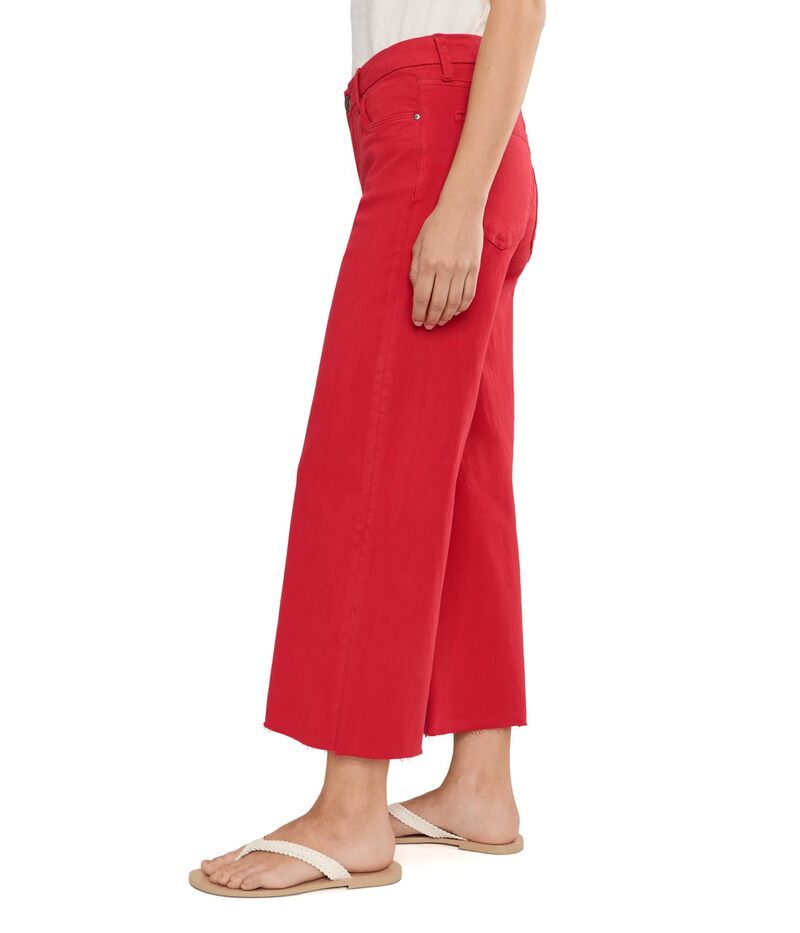 カットフロムザクロス レディース ボトムス デニムパンツ ワイドレッグ プチ Kut From The Kloth Petite Meg HighRise Wide Leg Tomato