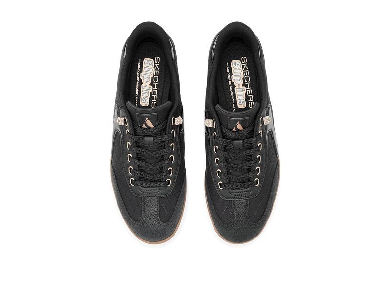 スケッチャーズ レディース シューズ スニーカー Skechers Hotshot Hands Free SlipIns Black Rose Gold ブラック