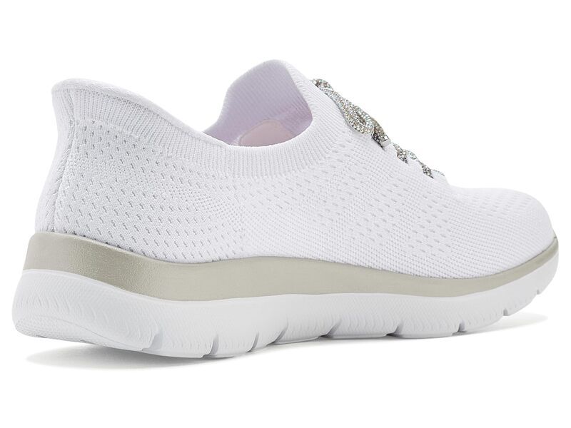 スケッチャーズ レディース シューズ スニーカー Skechersummits Crystal Dream Hands Free SlipIns White ホワイト