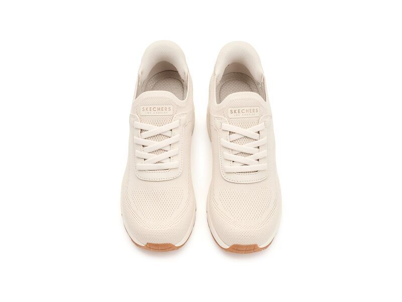 スケッチャーズ レディース シューズ スニーカー ニット Skechers Uno Wedge Slip N Knit Hands Free SlipIns OffWhite オフホワイト
