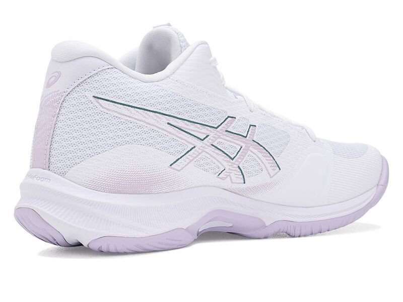 アシックス レディース シューズ スニーカー Asics Netburner Ballistic FF MT 4 WhiteDahlia ホワイト