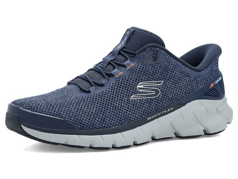 スケッチャーズ メンズ シューズ スニーカー SkecherskechFlex 40 HandsFree SlipInavyOrange ネイビー