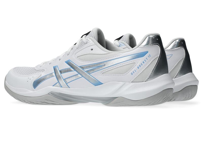 アシックス メンズ シューズ スニーカー Asics GelRocket 12 WhiteCloud Gre ホワイト アシックス メンズ シューズ スニーカー Asics GelRocket 12 WhiteCloud Gre ホワイト