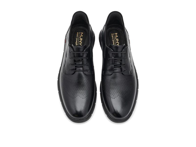 マークジョセフニューヨーク メンズ シューズ オックスフォード Marc Joseph New York Edward Street Oxford Hands Free Technology Blac