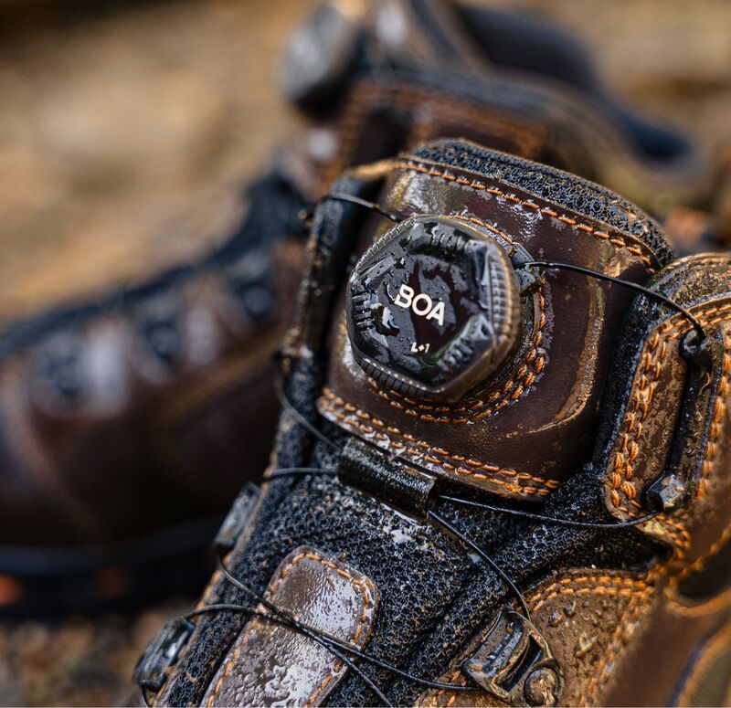 ダナー メンズ シューズ ブーツ・レインブーツ Danner Mens Vicious BOA 6 GORETEX Work Boots BrownOrange オレンジ