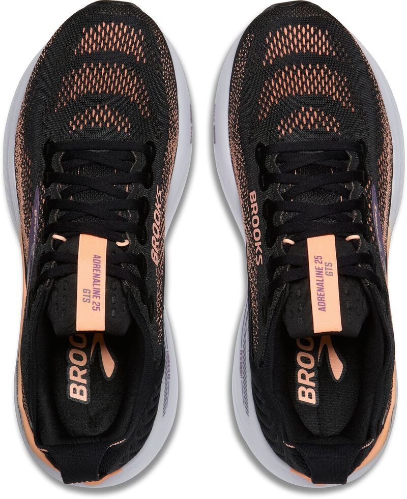 ブルックス レディース シューズ スニーカー Brooks Womens Adrenaline GTS 25 Running Shoes BlackPeachMulled Grape ブラック