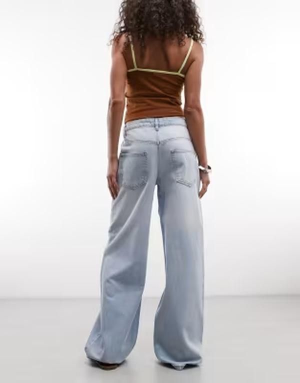 デイジーストリート レディース ボトムス デニムパンツ ローライズ ジーンズ Daisy Street low rise boyfriend jeans in 90s blue ブルー