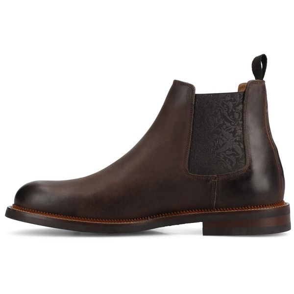 タフト メンズ シューズ ブーツ・レインブーツ チェルシーブーツ チェルシー TAFT Mens Glen Chelsea Boot Dark Brown ブラウン