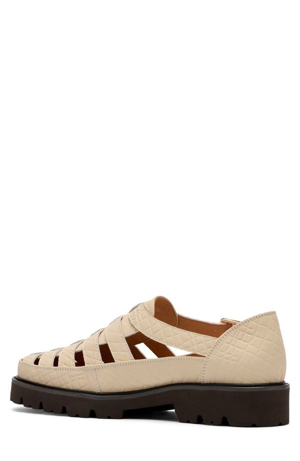マークノーラン メンズ シューズ スリッポン・ローファー サンダル MARC NOLAN Magellan Fisherman Sandal Cream Croc クリーム