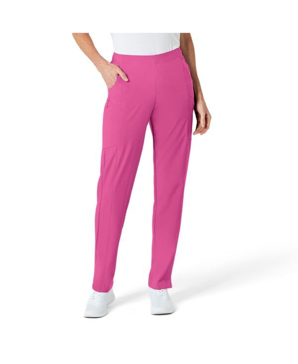 ウィンク レディース ボトムス カジュアルパンツ Wink Womens W123 Flat Front Cargo Scrub Pant Hot pink ピンク