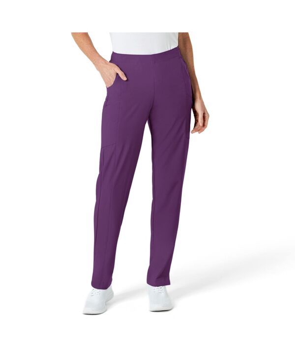 ウィンク レディース ボトムス カジュアルパンツ Wink Womens W123 Flat Front Cargo Scrub Pant Eggplant
