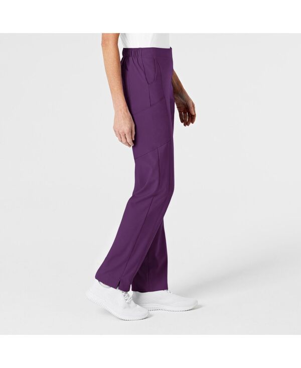 ウィンク レディース ボトムス カジュアルパンツ Wink Womens W123 Flat Front Cargo Scrub Pant Eggplant