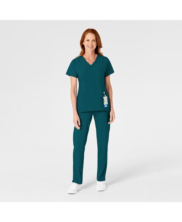 ウィンク レディース ボトムス カジュアルパンツ Wink Womens W123 Flat Front Cargo Scrub Pant Caribbean blue ブルー