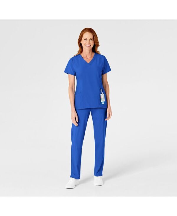 ウィンク レディース ボトムス カジュアルパンツ Wink Womens W123 Flat Front Cargo Scrub Pant Royal