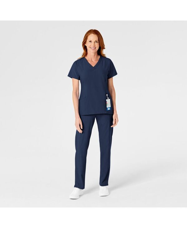 ウィンク レディース ボトムス カジュアルパンツ Wink Womens W123 Flat Front Cargo Scrub Pant Navy ネイビー