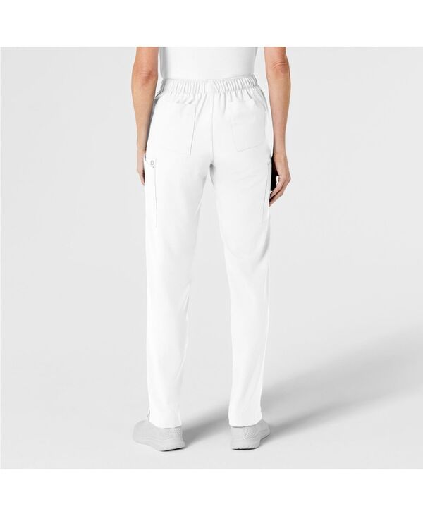 ウィンク レディース ボトムス カジュアルパンツ Wink Womens W123 Flat Front Cargo Scrub Pant White ホワイト