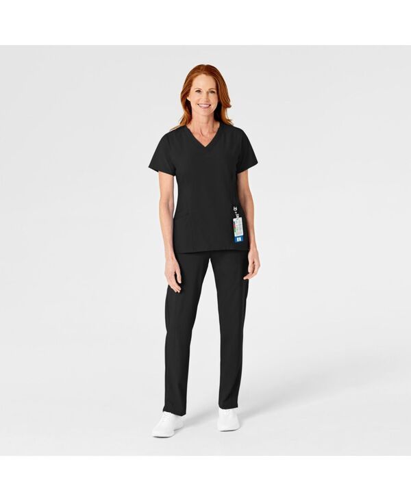 ウィンク レディース ボトムス カジュアルパンツ Wink Womens W123 Flat Front Cargo Scrub Pant Black ブラック