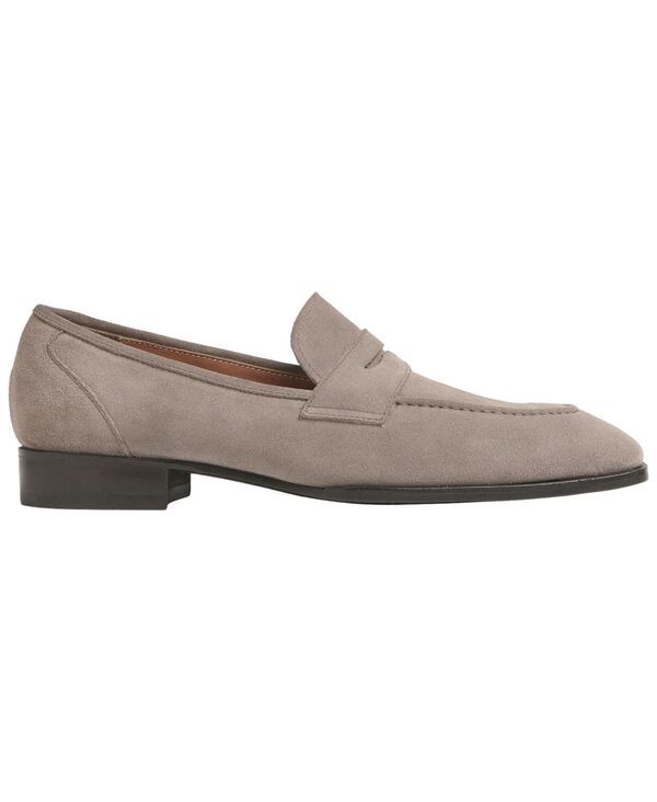 アンソニー ヴィア メンズ シューズ スリッポン・ローファー レザー Anthony Veer Mens Belmont Leather Penny Loafers Dover Cliff Taupe