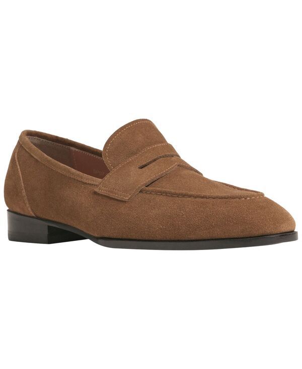 アンソニー ヴィア メンズ シューズ スリッポン・ローファー レザー Anthony Veer Mens Belmont Leather Penny Loafers Havana Brown Sued