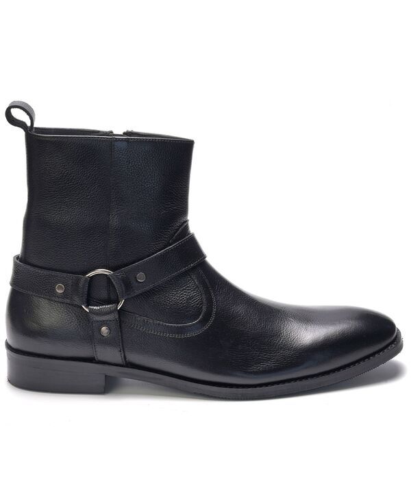アンソニー ヴィア メンズ シューズ ブーツ・レインブーツ Anthony Veer A Veer Mens Westin Side Zipper Harness Boots Black ブラック