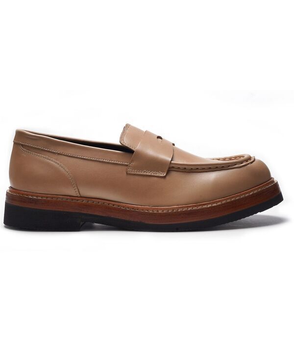 アンソニー ヴィア メンズ シューズ スリッポン・ローファー Anthony Veer A Veer Mens Rhodes Penny Loafersand サンド