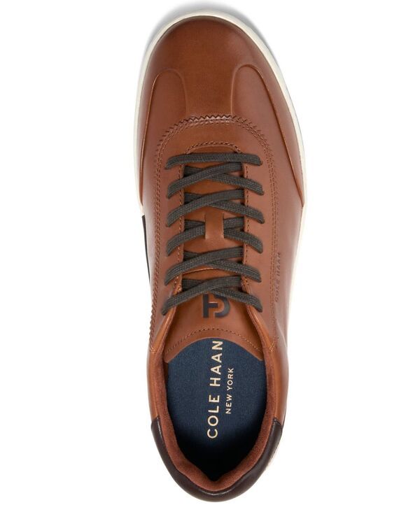 コールハーン メンズ シューズ スニーカー レース Cole Haan Mens GrandPro Turf Skyweave LaceUp Sneakers British Tan タン