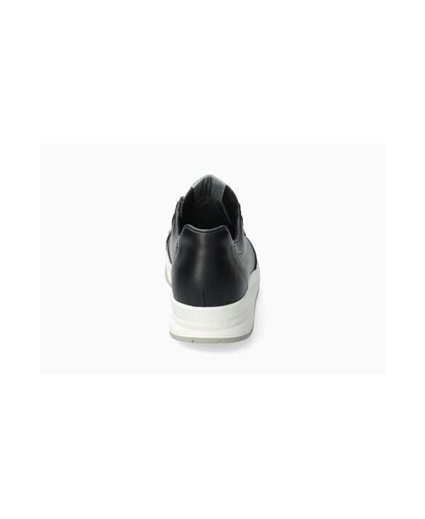 メフィスト レディース シューズ スニーカー レザー Mephisto Womens Leather Walking Sneaker Blackwhite ホワイト