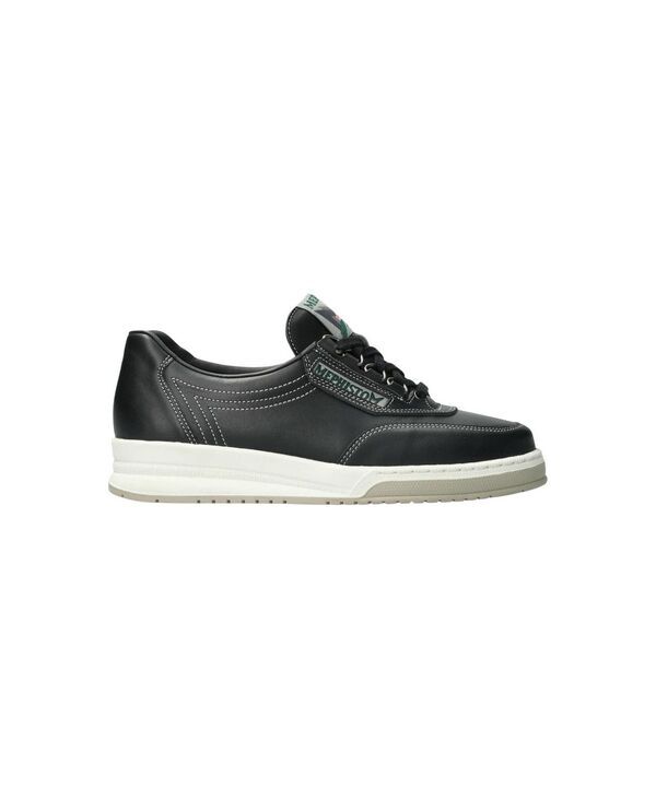 メフィスト レディース シューズ スニーカー レザー Mephisto Womens Leather Walking Sneaker Blackwhite ホワイト