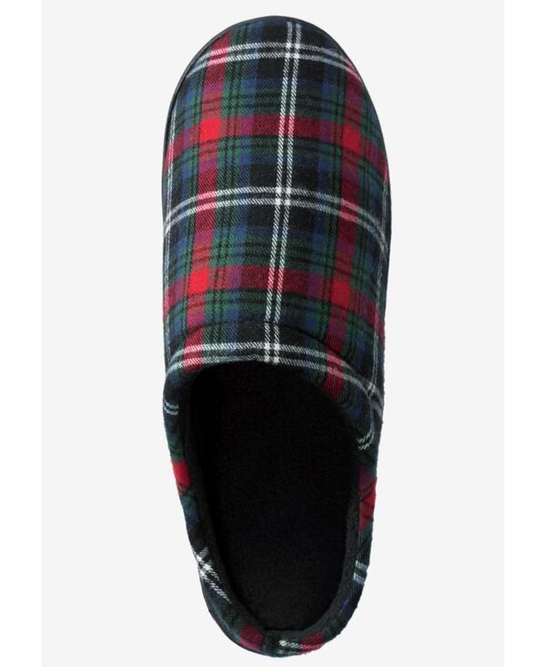 キングサイズ メンズ シューズ サンダル トール フリース KingSize Mens Big Tall Fleece Clog Slippers Black ブラック