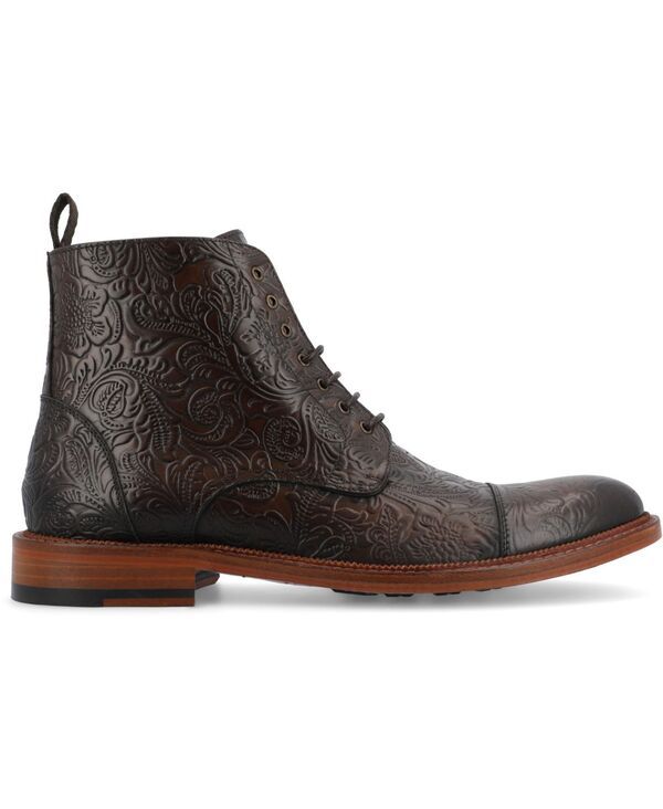 タフト メンズ シューズ ブーツ・レインブーツ レース Taft Mens The Rome Lace Up Boot Marron Viejo