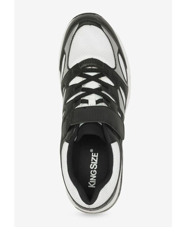 キングサイズ メンズ シューズ スニーカー KingSize Mens NoTie Sneakers Navy white ホワイト