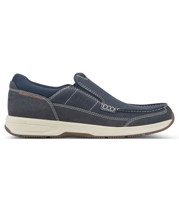 ロックポート メンズ シューズ スリッポン・ローファー Rockport Mens Atwell Casual SlipOn MocToe Shoes Dark Blue ブルー