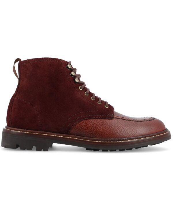 タフト メンズ シューズ ブーツ・レインブーツ Taft Mens The Darcey MocToe Boot Chili タフト メンズ シューズ ブーツ・レインブーツ Taft Mens The Darcey MocToe Boot Chili