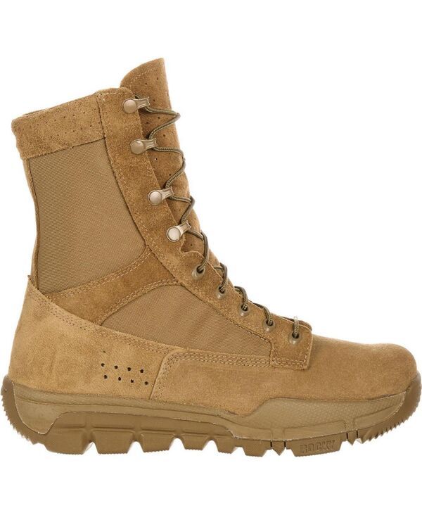 ロッキー メンズ シューズ ブーツ・レインブーツ ROCKY Mens Lightweight Commercial Military Boot Coyote brown ブラウン