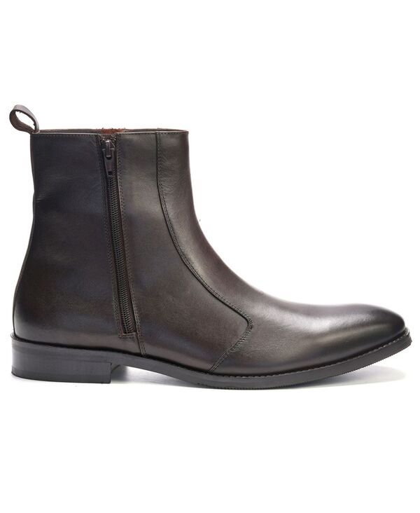 アンソニー ヴィア メンズ シューズ ブーツ・レインブーツ Anthony Veer A Veer Mens Lexington Side Zip Boots Brown ブラウン