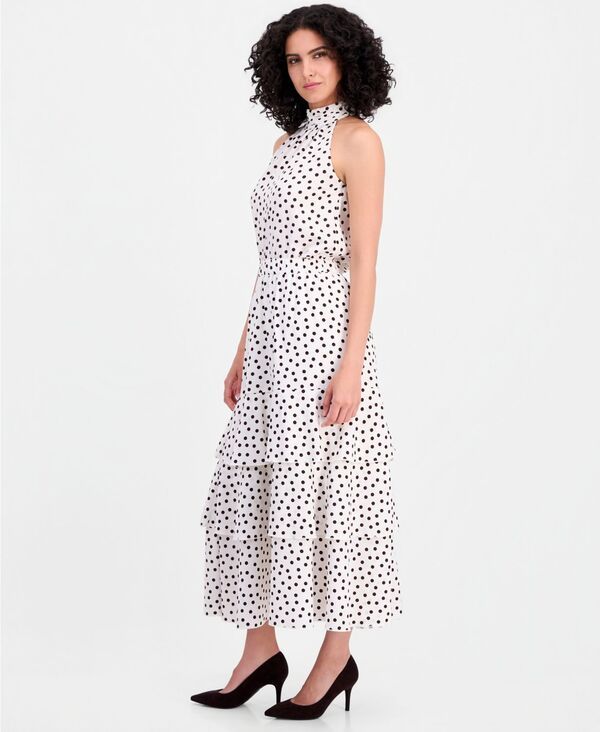 アンクライン レディース ボトムスカート ティアードット プチ Anne Klein Womens PolkaDot PullOn Tie red Skirt Regular Petite White アンクライン レディース ボトムスカート ティアードット プチ Anne Klein Womens PolkaDot PullOn Tie red Skirt Regular Petite White