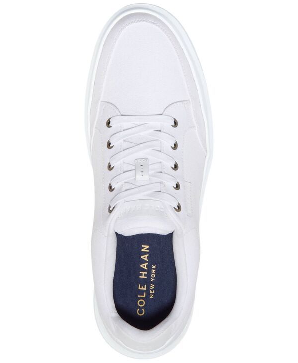 コールハーン メンズ シューズ スニーカー レース Cole Haan Mens GrandPro Yacht LaceUp Sneakers Optic White ホワイト